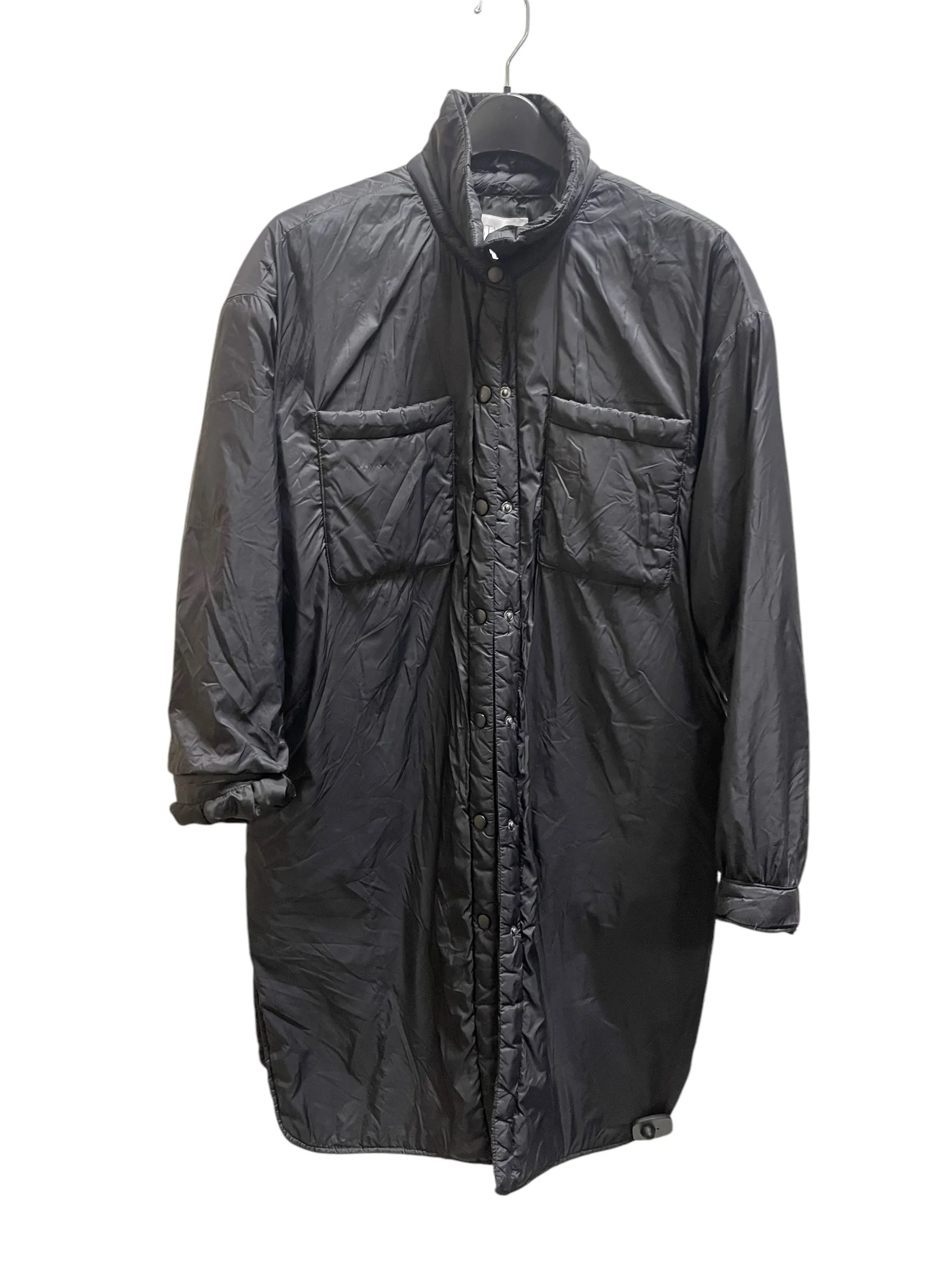 Coat Puffer & Quilted By Stylus In Black, Size: M