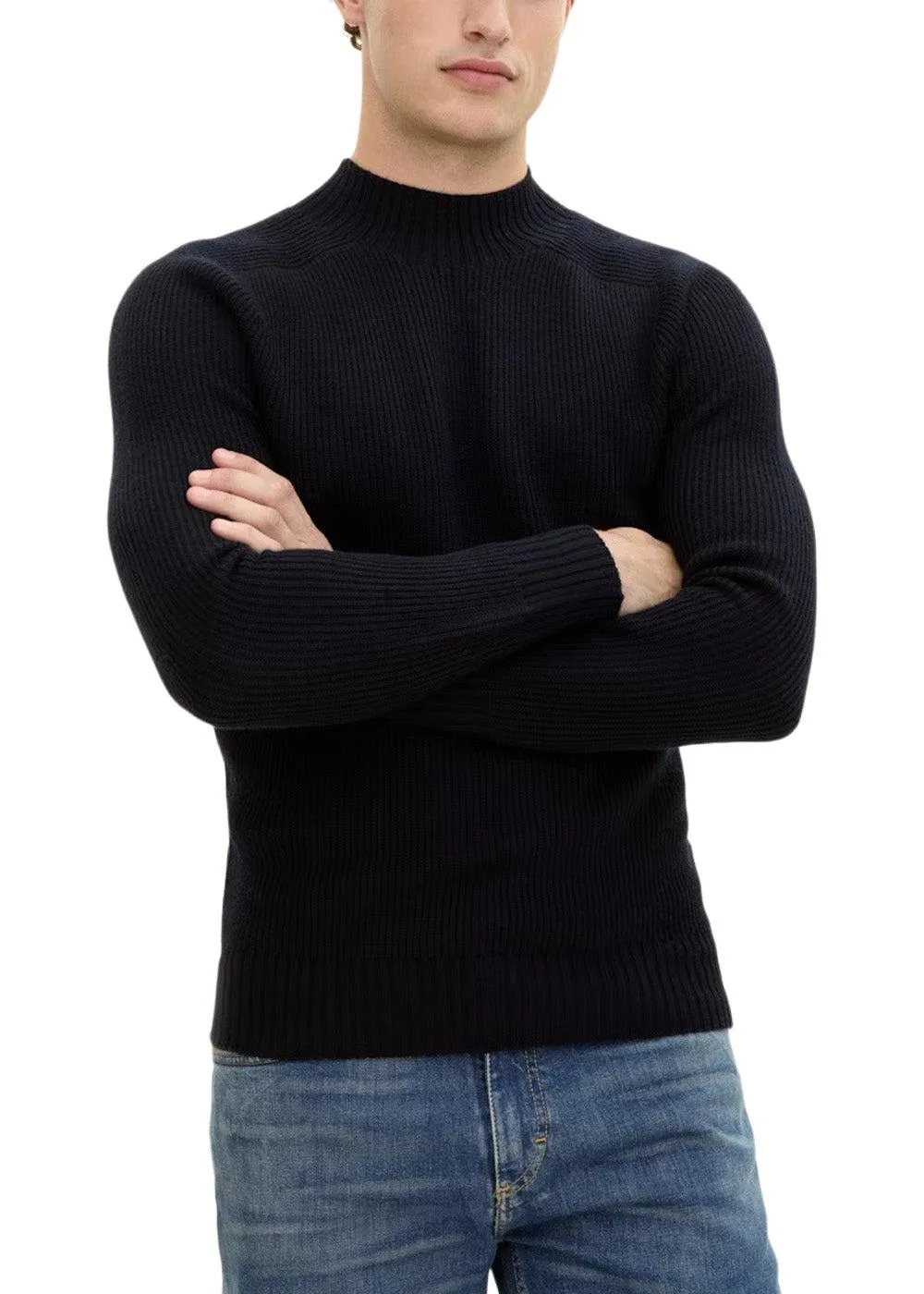 Collins Turtleneck - Navy Sea