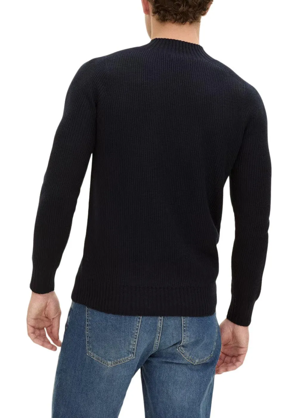 Collins Turtleneck - Navy Sea