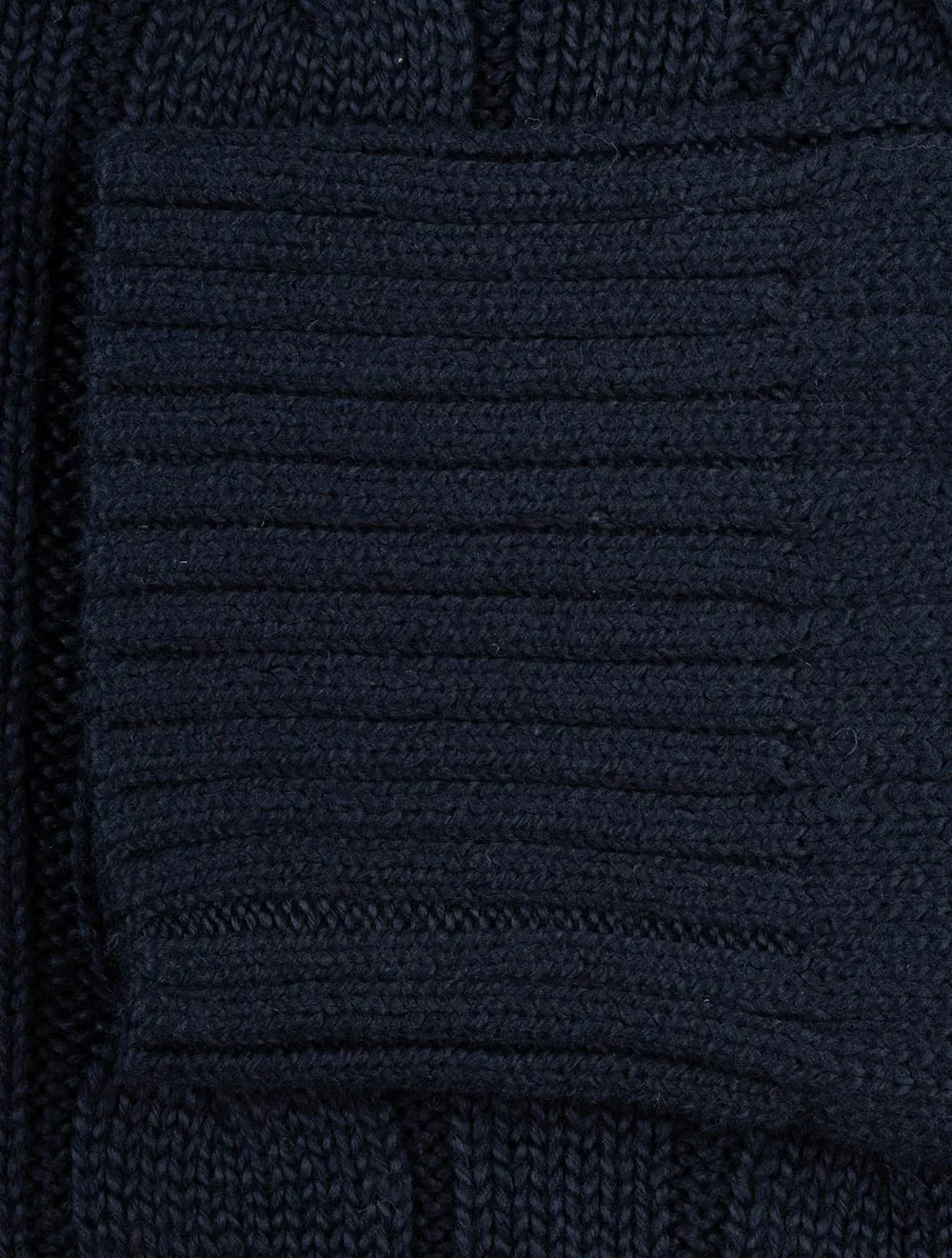 Cotton Cable Sweater Cruise Navy