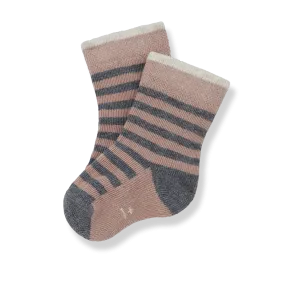 DALMAU striped socks - old-rose