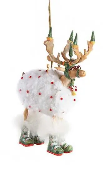 Dash Away Blitzen Reindeer Ornament