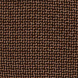 Deadstock Wool Coating - Chocolate Dogtooth