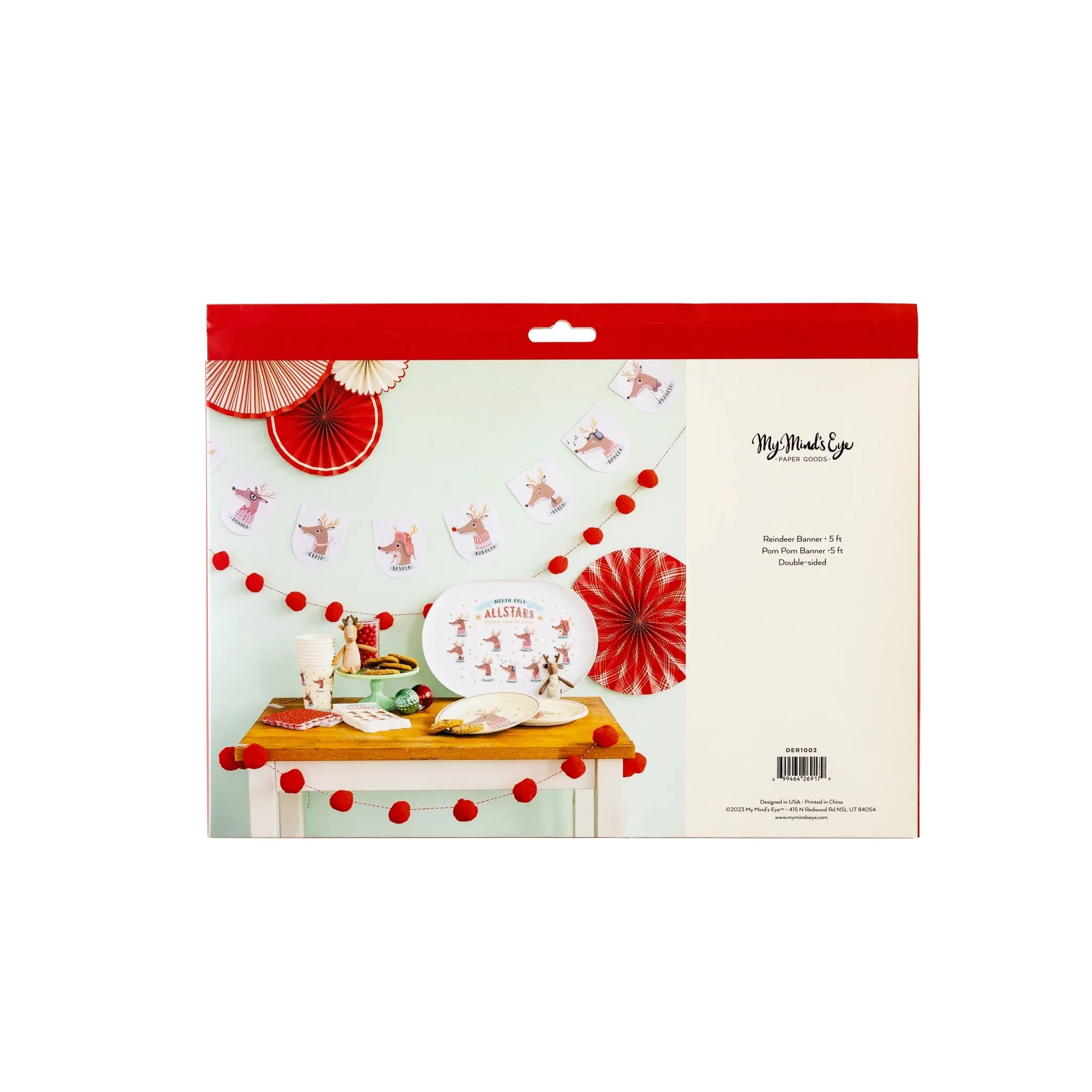 Dear Rudolph Reindeer Banner Set