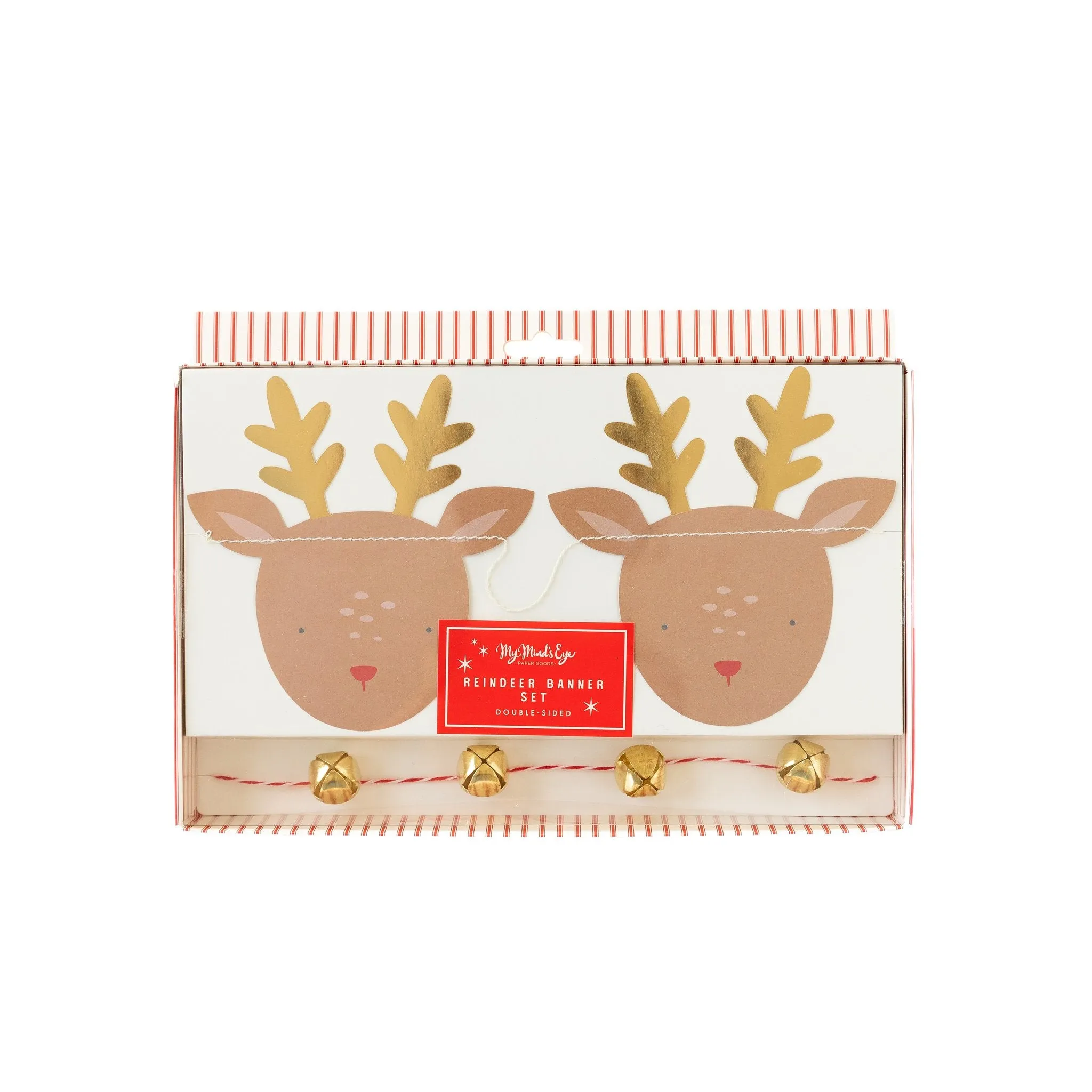 Dear Rudolph Reindeer / Bells Banner Set