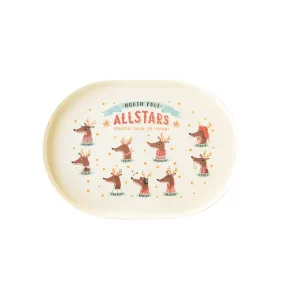 Dear Rudolph Reindeer Melamine Platter