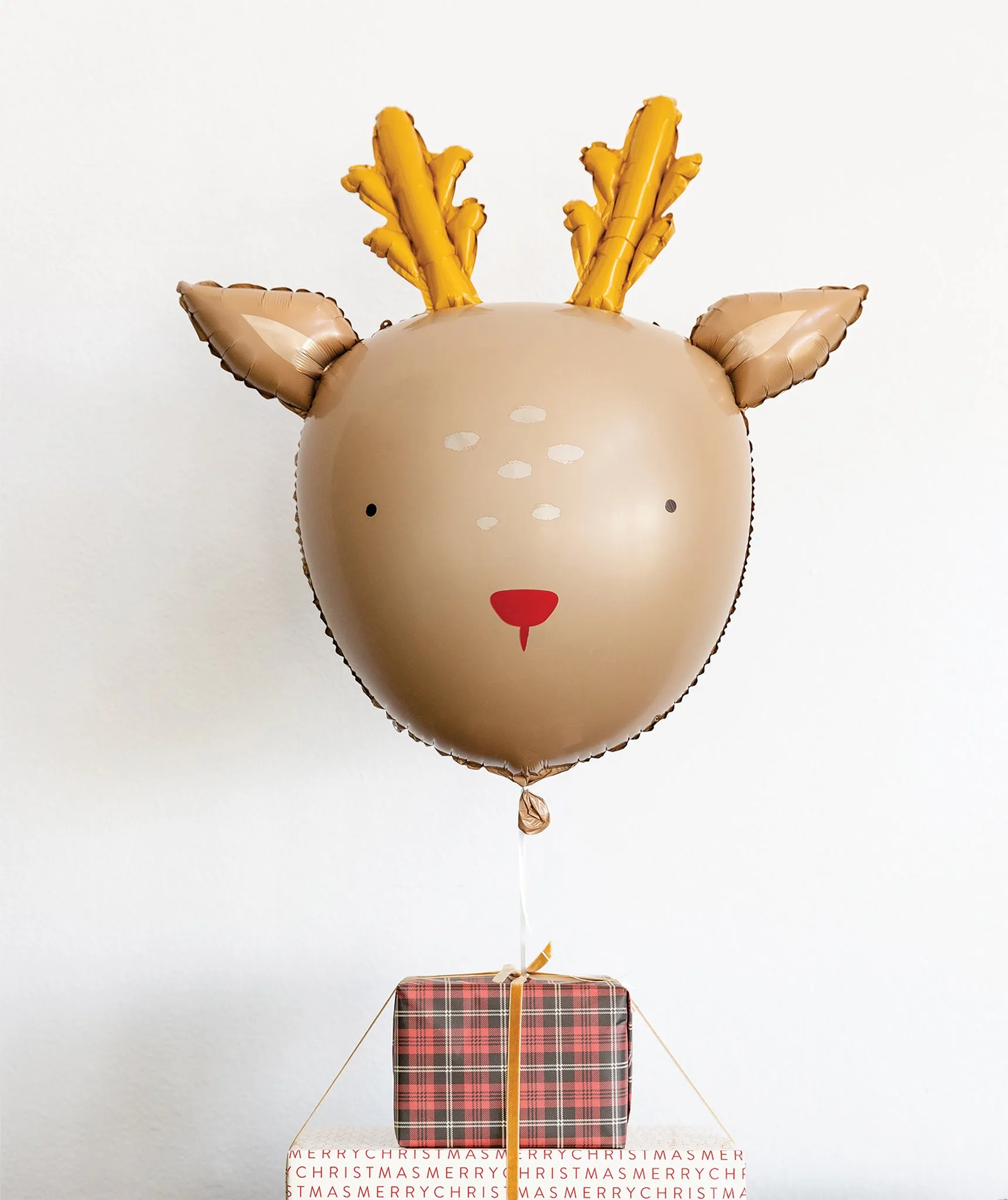 Dear Rudolph Reindeer Mylar Balloon (NOT FOR USE WITH HELIUM)