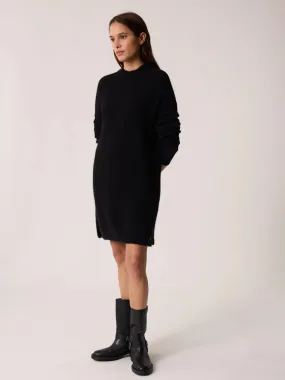 Des Petits Hauts Bemilie Knitted Dress in Black