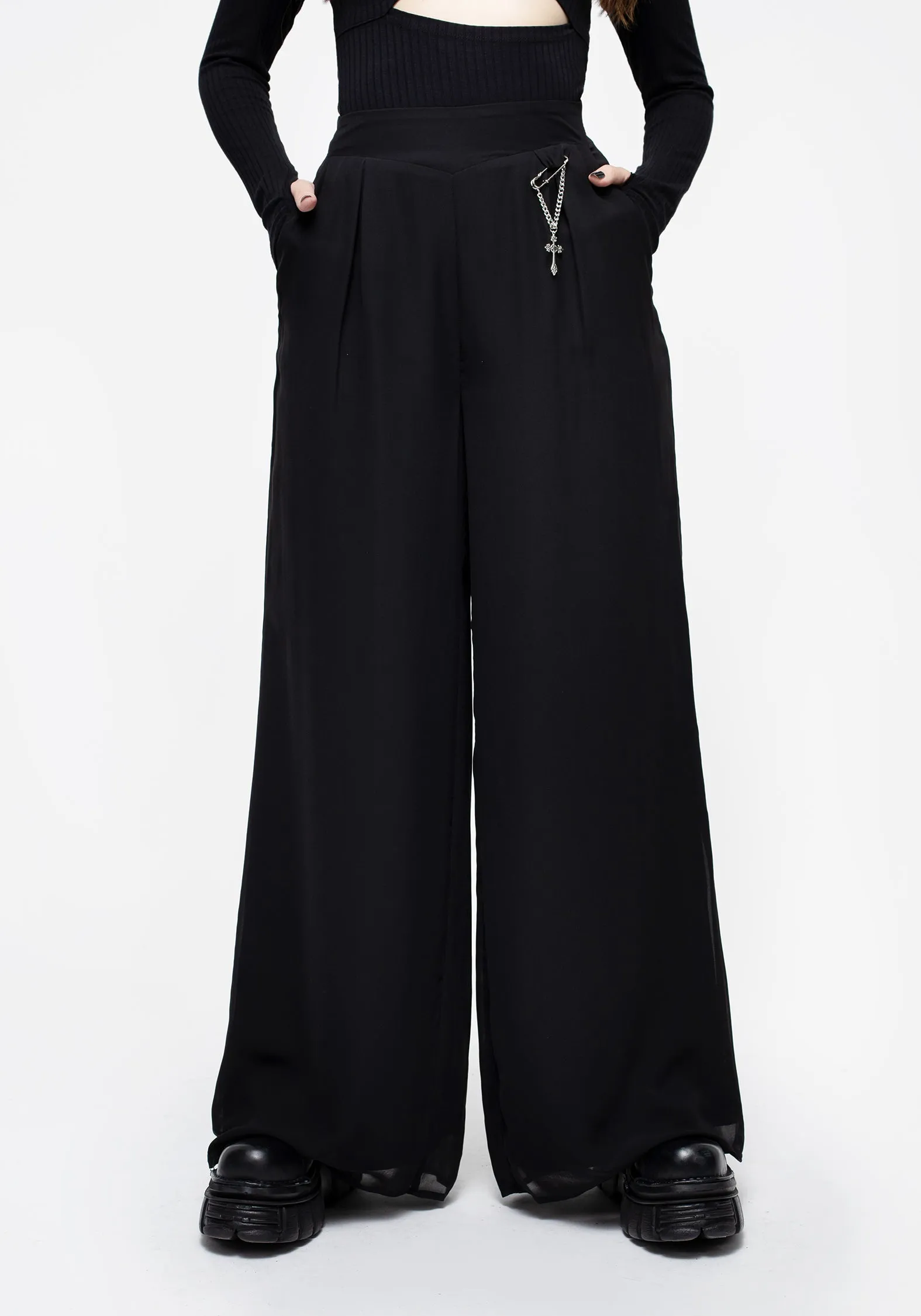 Descensum Wide Leg Trousers