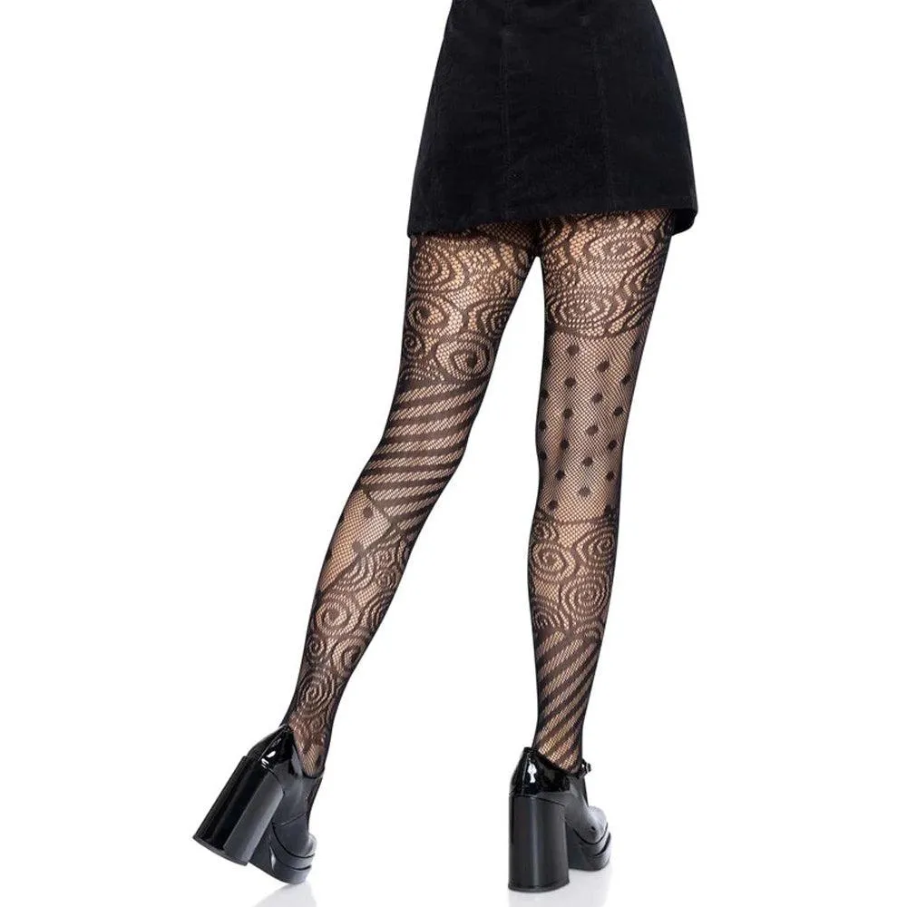 Doll Net Tights - One Size - Black