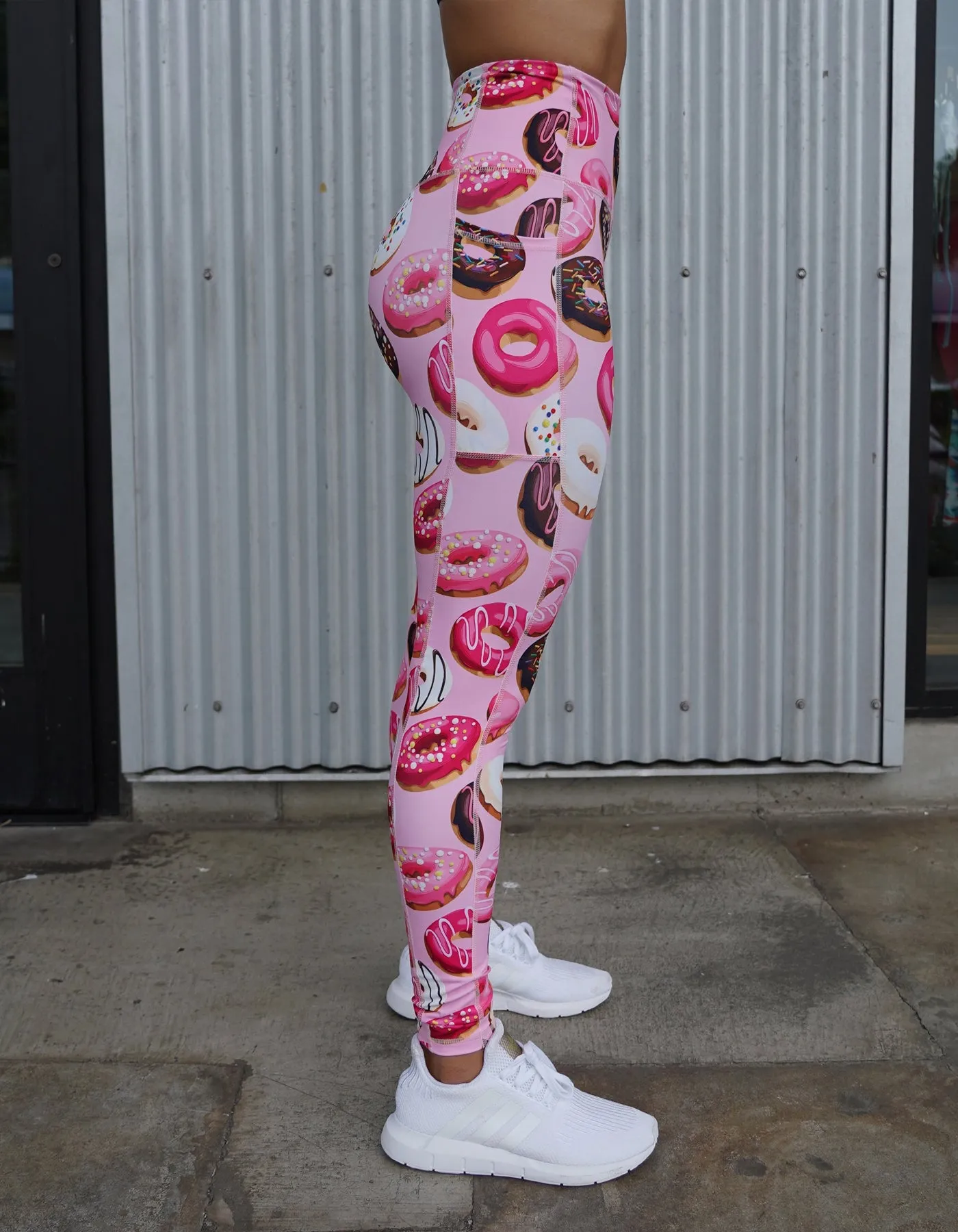 Donut Leggings - Pink