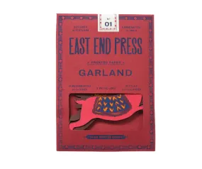 East End Press Reindeer Garland