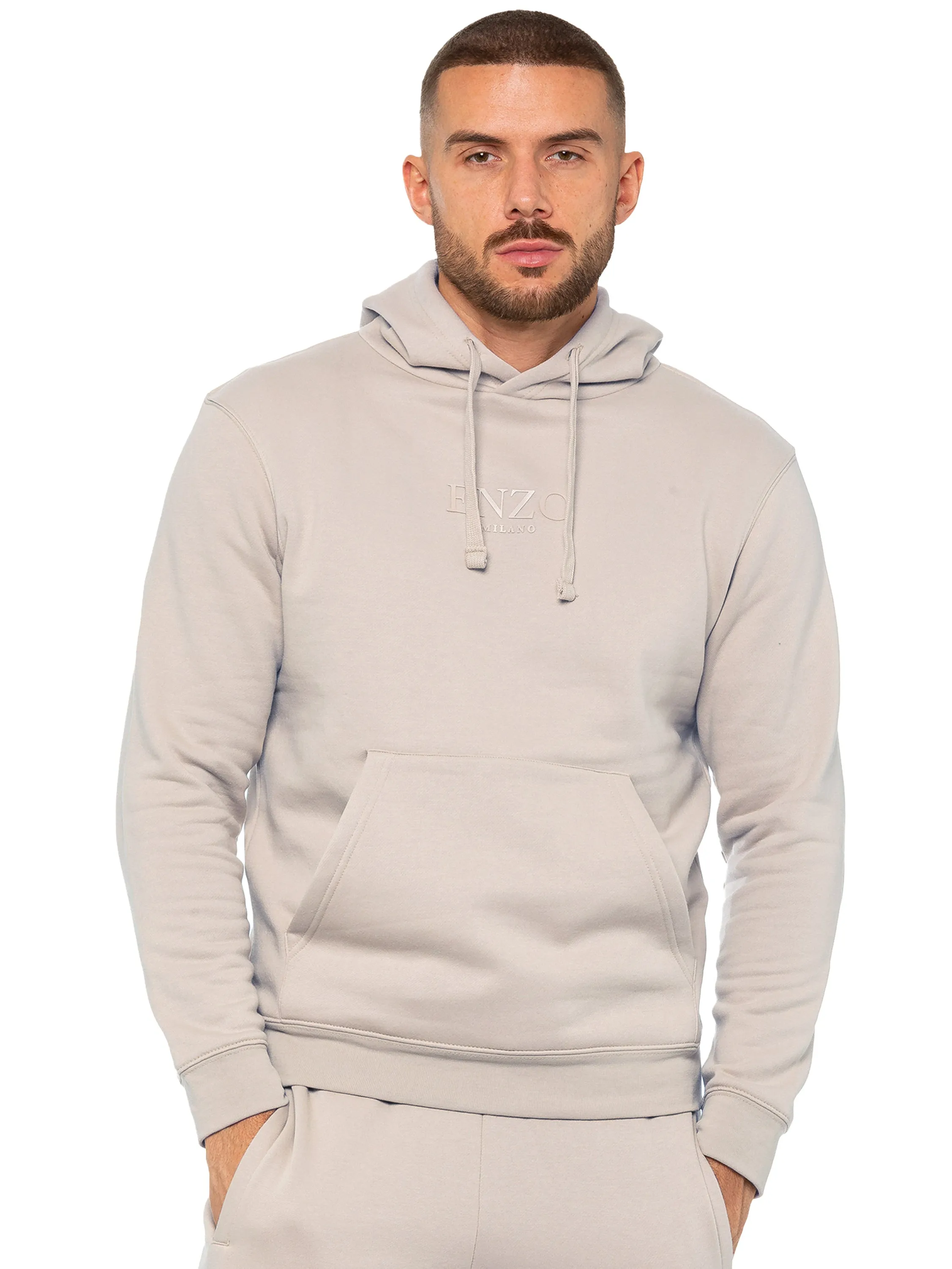 Enzo | Mens Pullover Hoodie Tracksuit Set