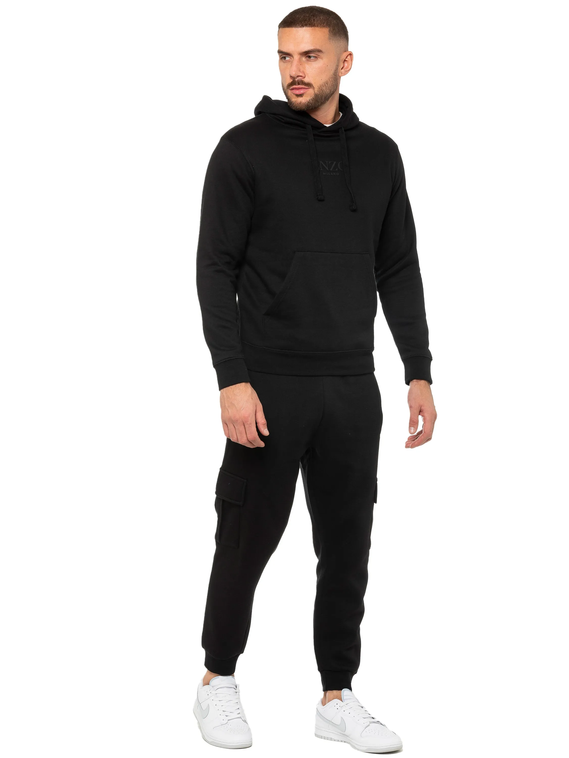 Enzo | Mens Pullover Hoodie Tracksuit Set