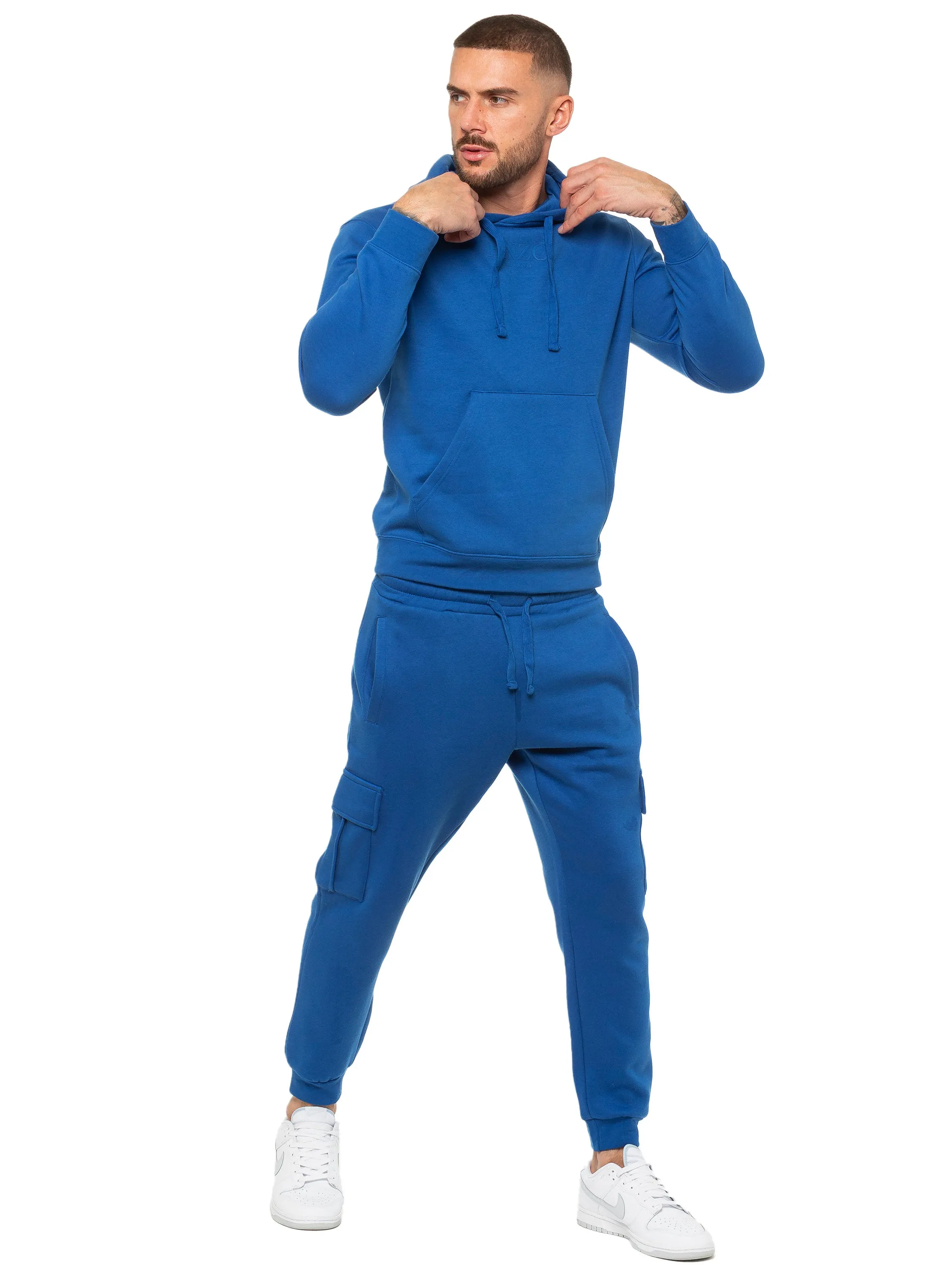 Enzo | Mens Pullover Hoodie Tracksuit Set