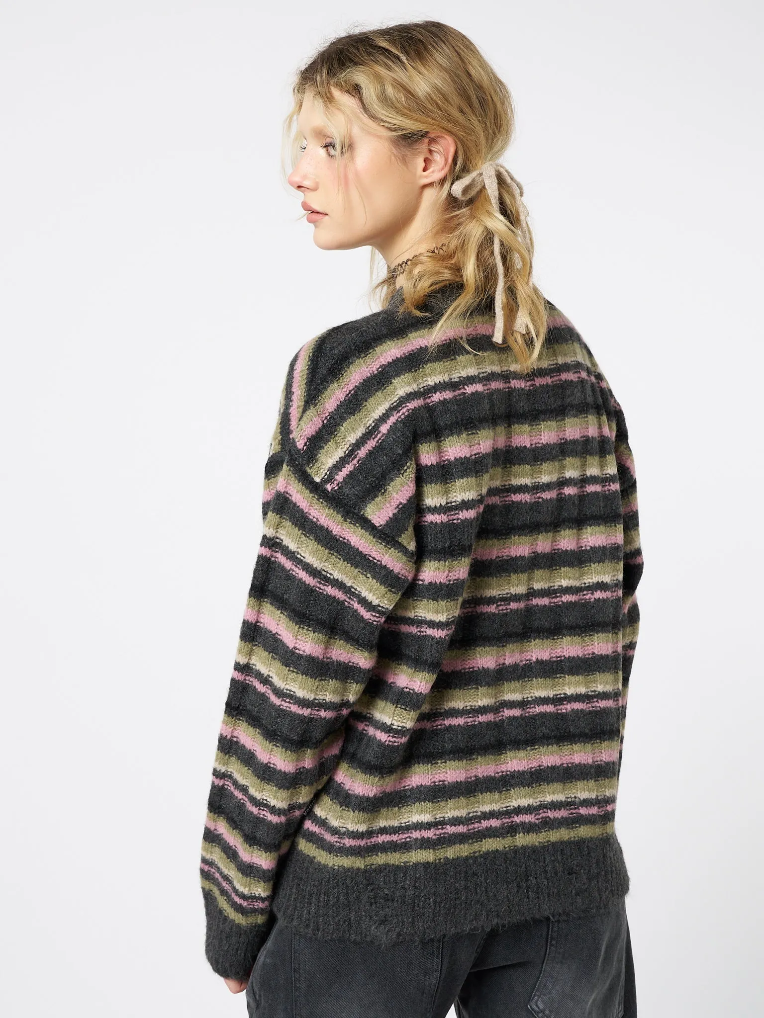 Evelyn Striped Knit Sweater