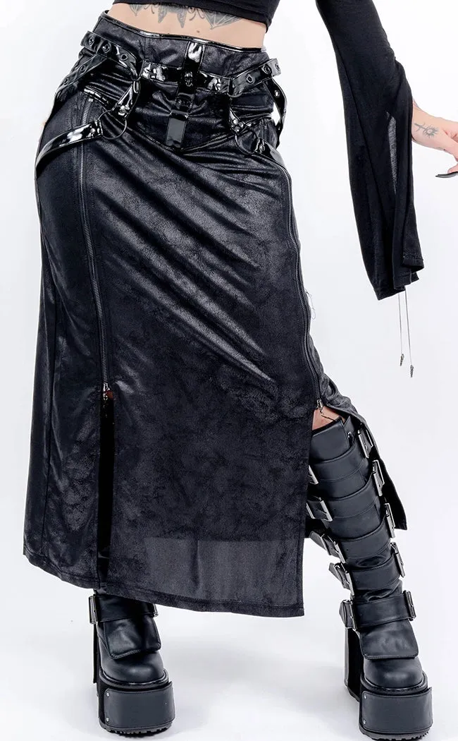 Evil Awakened Maxi Skirt