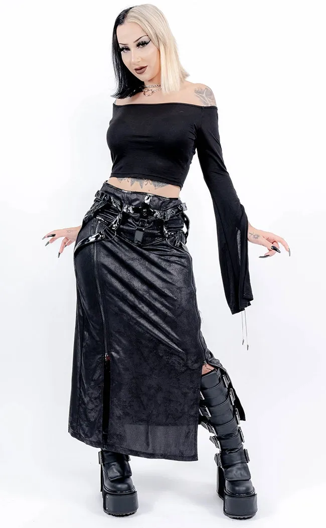 Evil Awakened Maxi Skirt