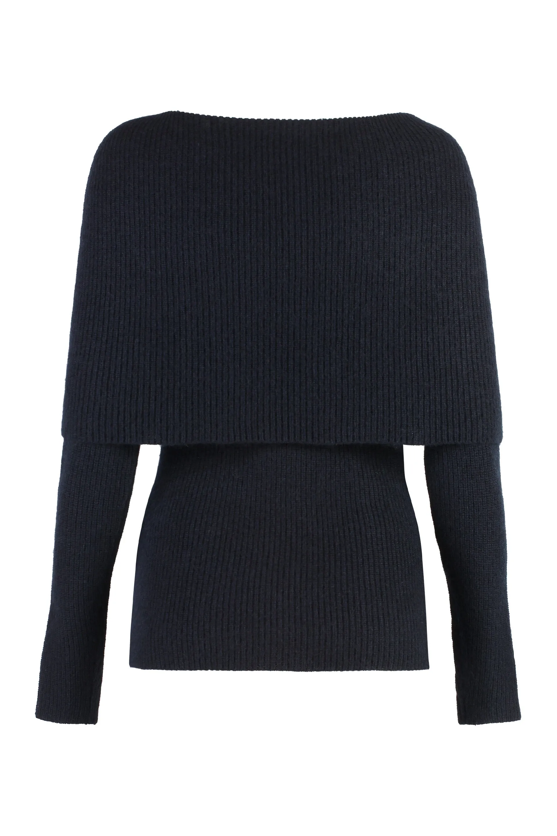 FABIANA FILIPPI Luxurious Wool Blend Turtleneck Sweater in Blue