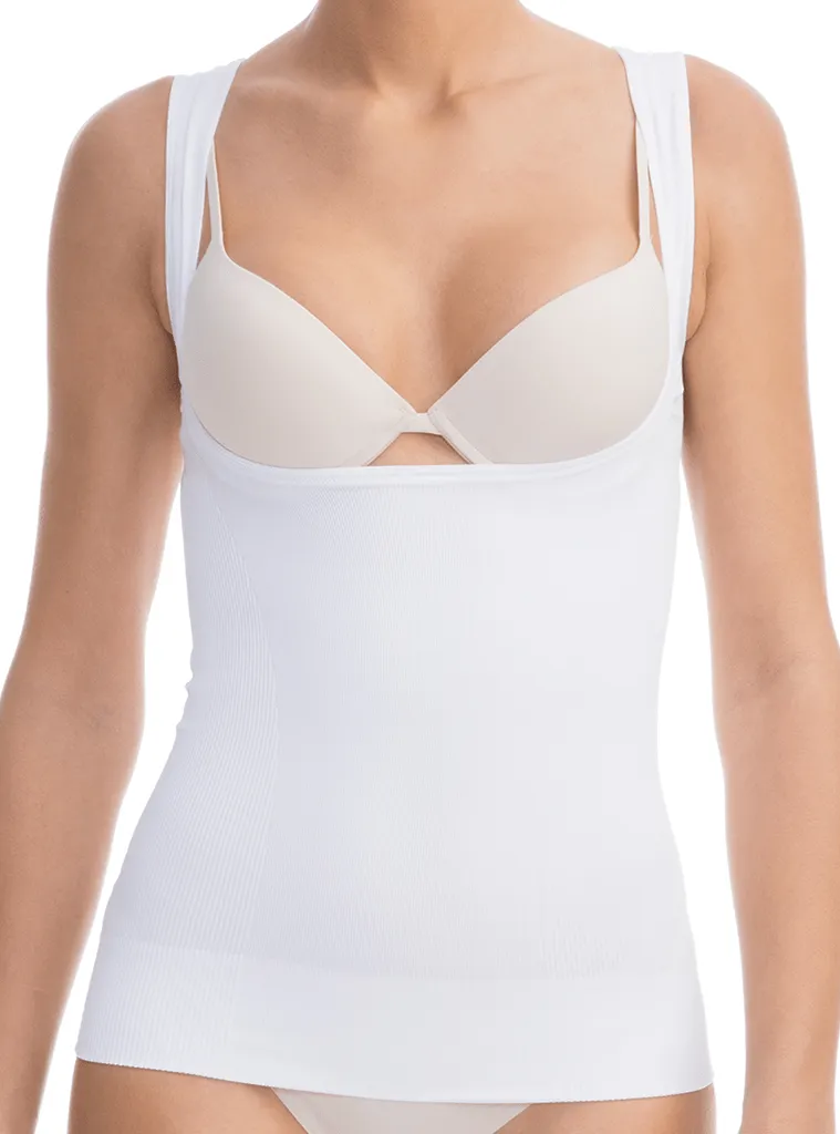 FarmaCell Open Bust Camisole - Nude / Black / White