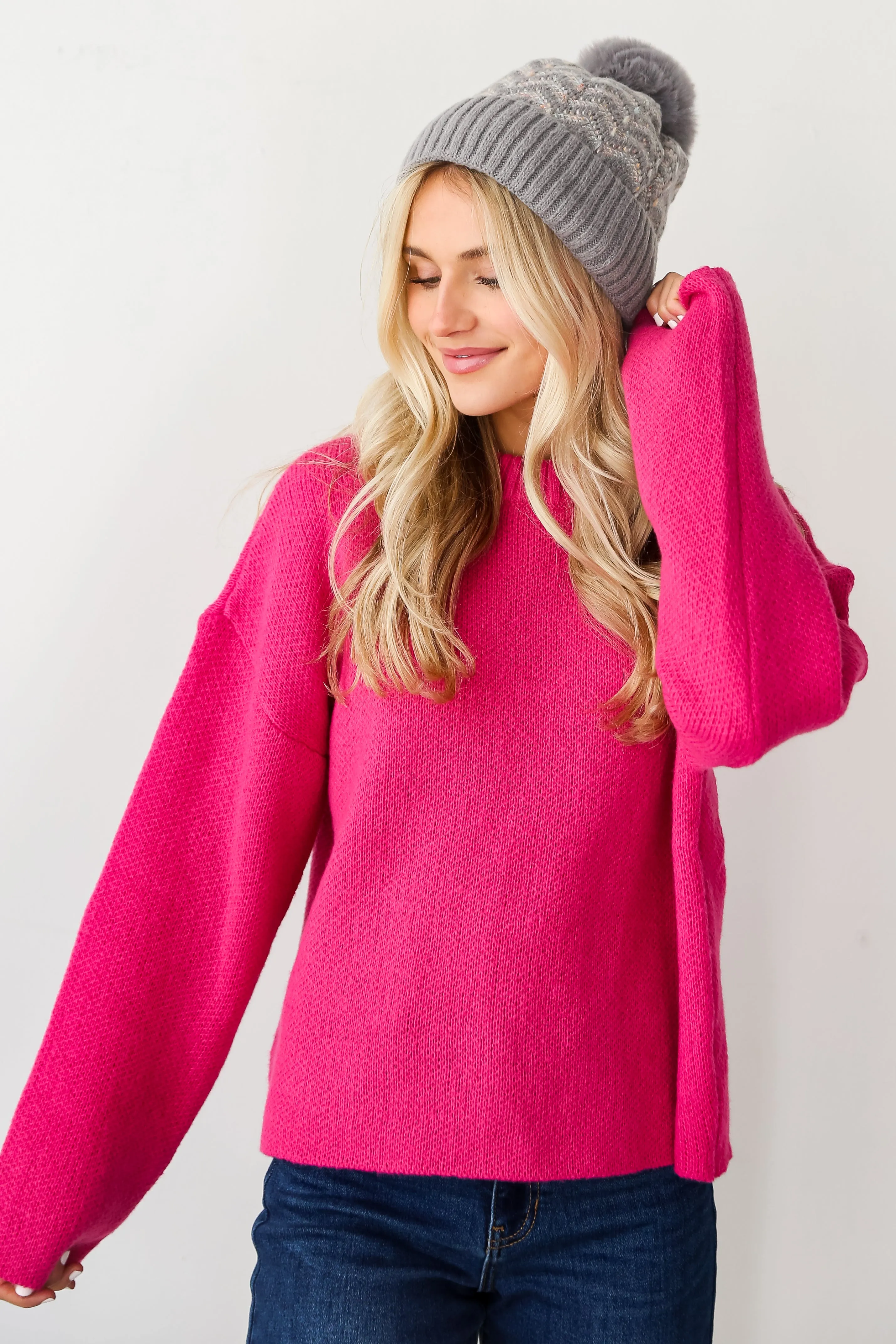 FINAL SALE - Hailey Oversized Sweater - DOORBUSTER