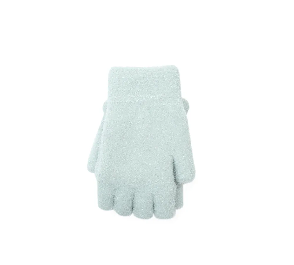 Fingerless Ultra Plush Knit Bearling Gloves