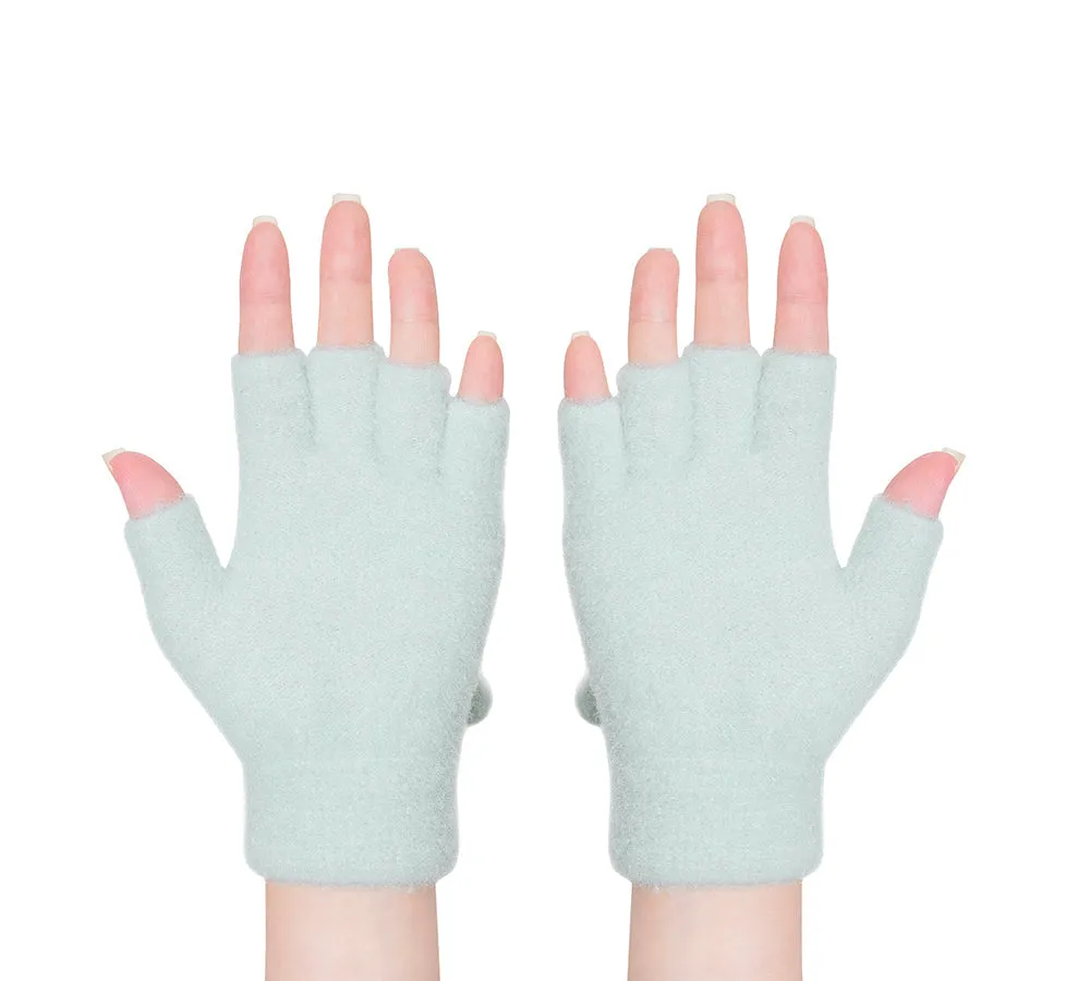 Fingerless Ultra Plush Knit Bearling Gloves