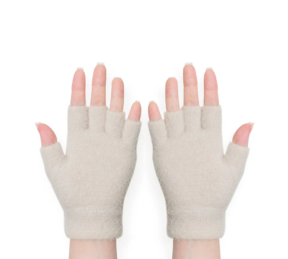 Fingerless Ultra Plush Knit Bearling Gloves