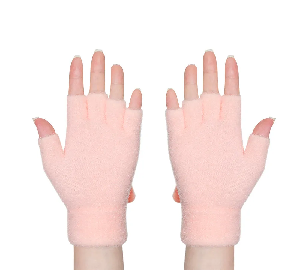 Fingerless Ultra Plush Knit Bearling Gloves