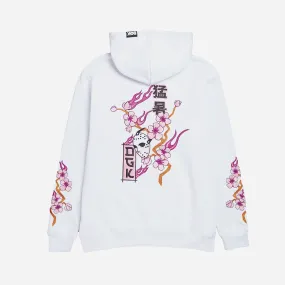 Fire Blossom Hooded Fleece