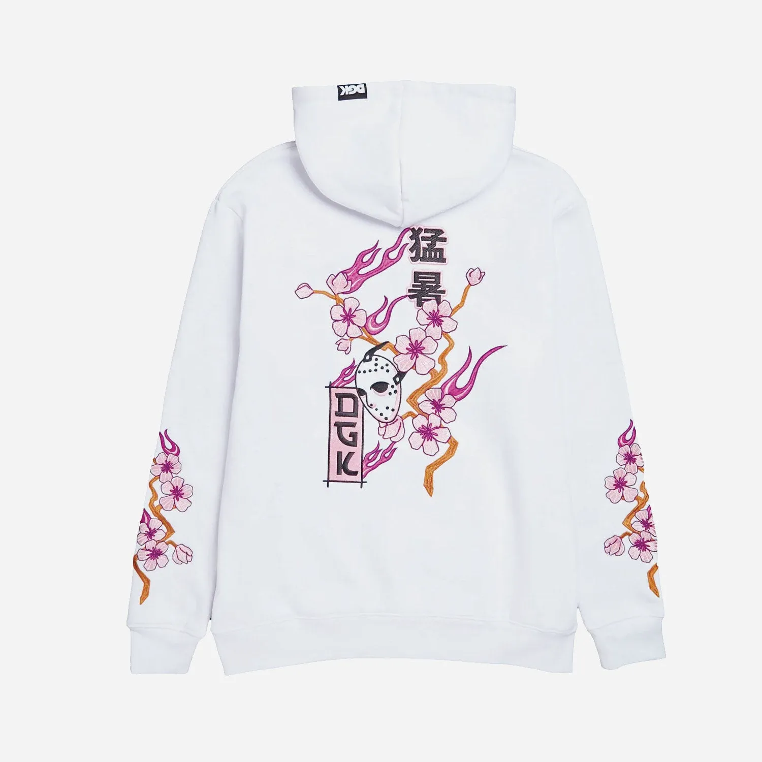 Fire Blossom Hooded Fleece