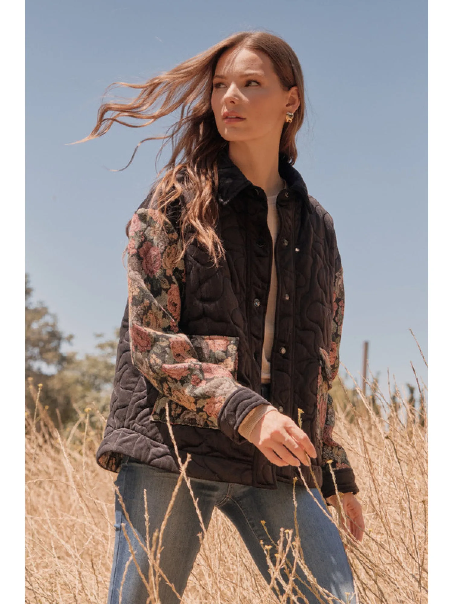 Floral Barn Jacket