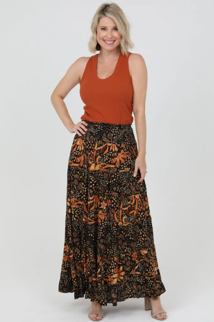 Floral Maxi Skirt