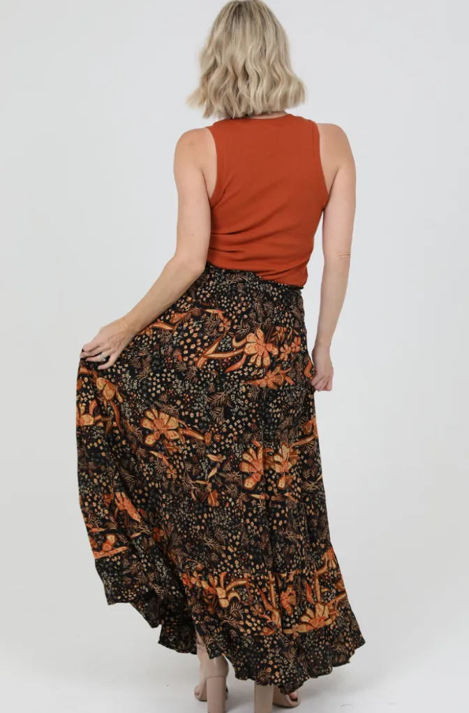 Floral Maxi Skirt