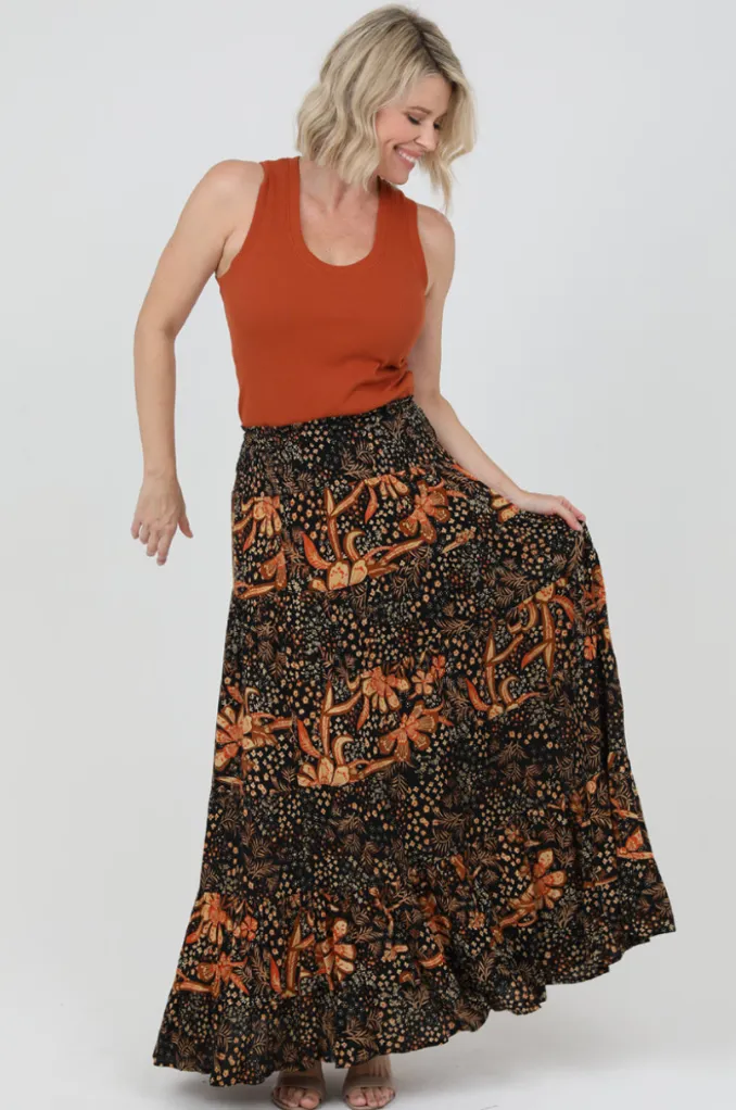 Floral Maxi Skirt