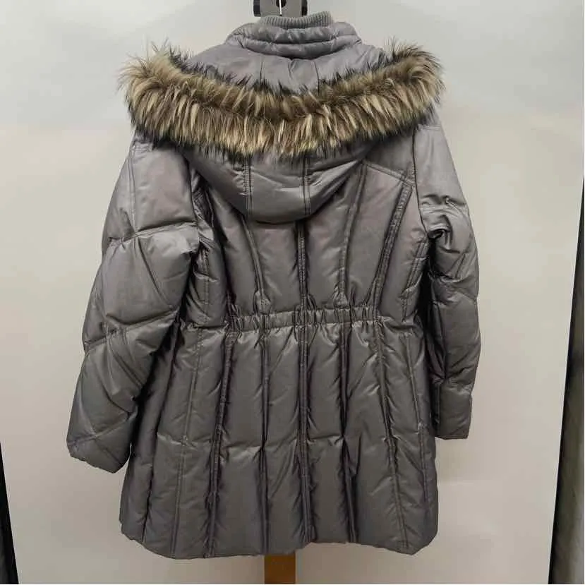 Giacca Women's Size L Pewter Quilted Coat