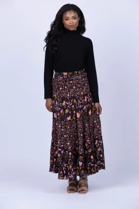 Gilner Farrar Andra Skirt in Cascading Floral