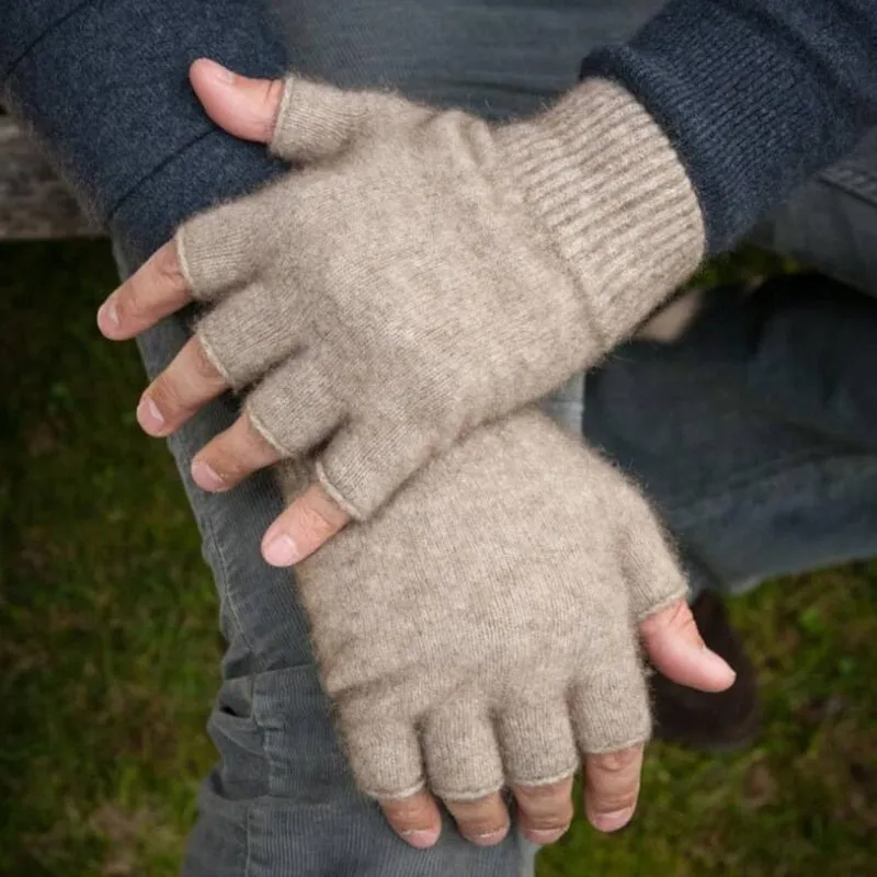 Gloves Fingerless Possum Merino