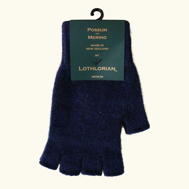 Gloves Fingerless Possum Merino