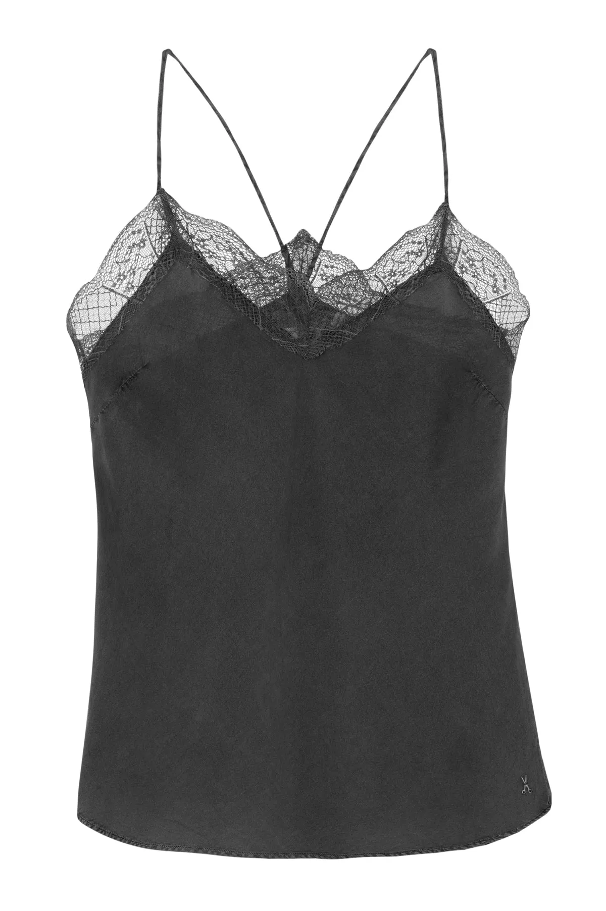 Gray Harper Silk Camisole