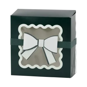 Green Bow Ric Rac Cookie Box