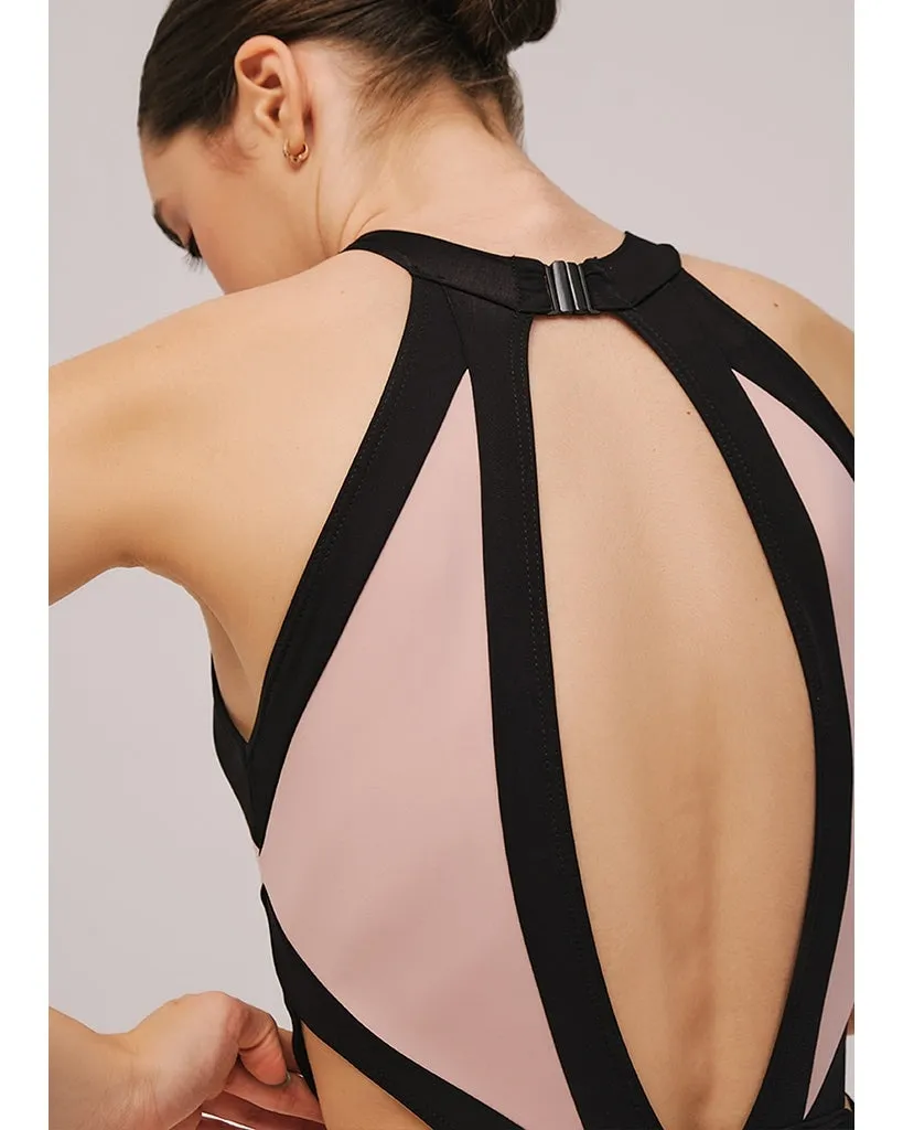 Grishko Rita High Neck Open Back Camisole Leotard - DA4040MP Womens