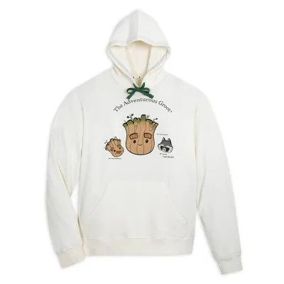 Groot Men's Pullover Hooded Fleece Graphic Sweatshirts & Rocket Art