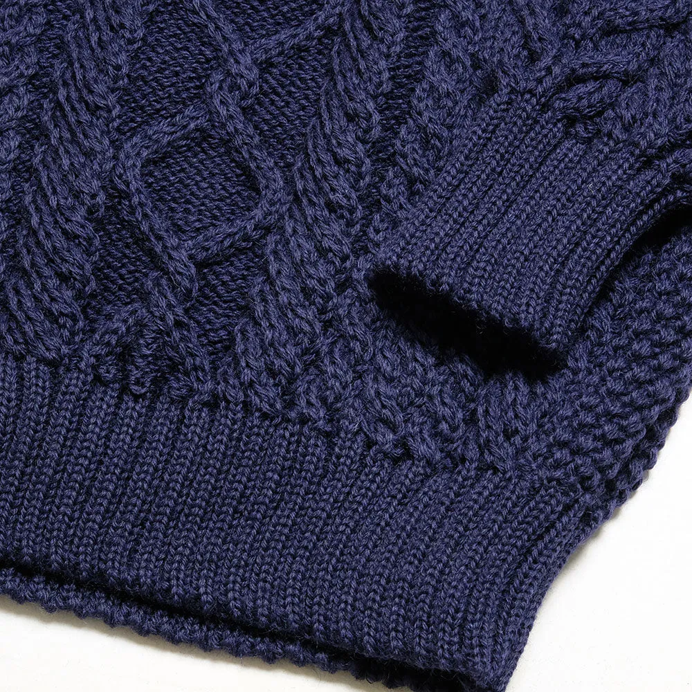 GUERNSEY WOOLLENS - ARAN POLO - GW22-AP