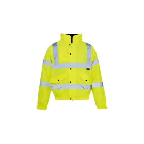 Hi Viz Bomber Jacket Yellow