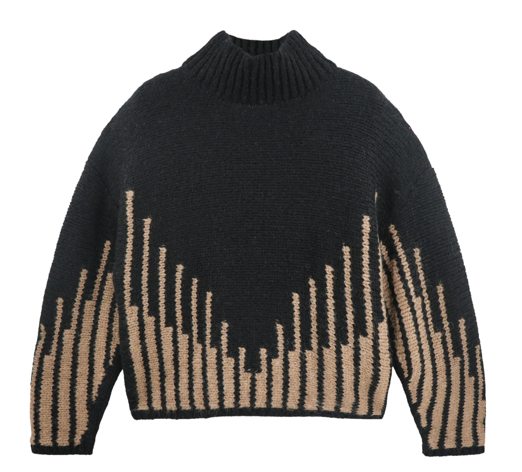 Highland Sweater in Black Ridge