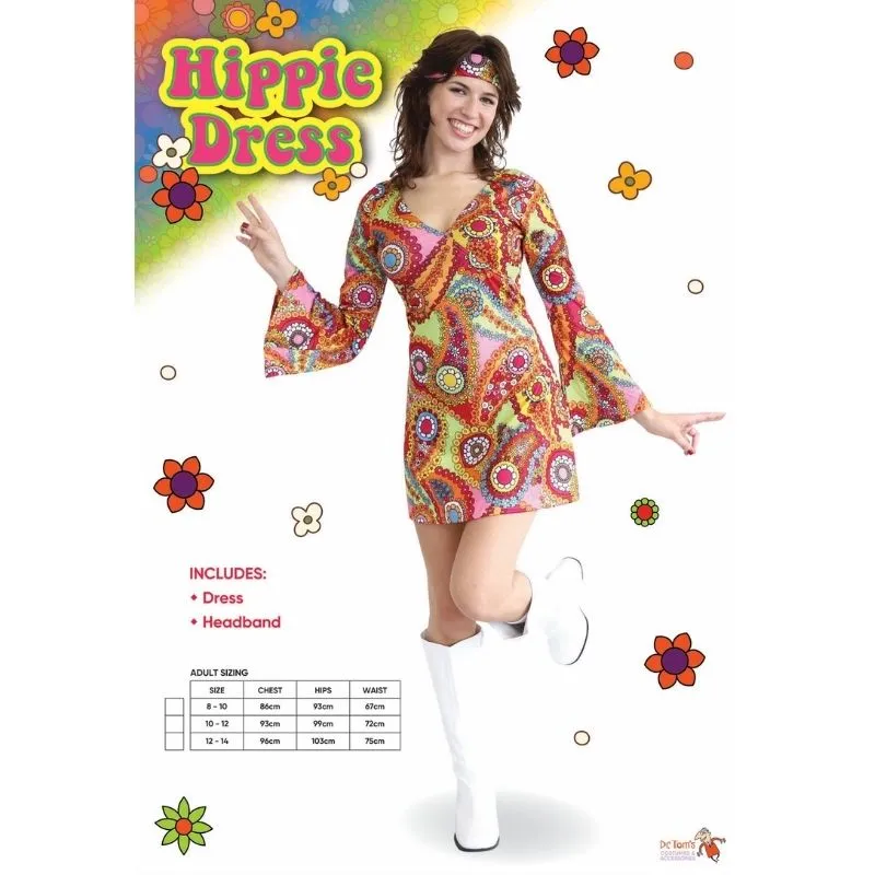 Hippie Women's Dress - Dr Toms