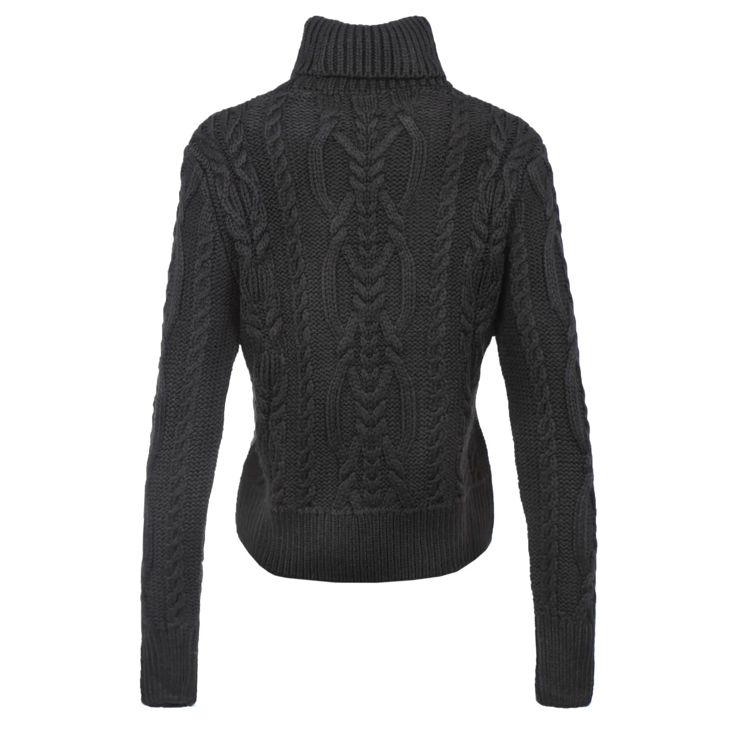 Holland Cooper Belgravia Cable Knitwear in Black