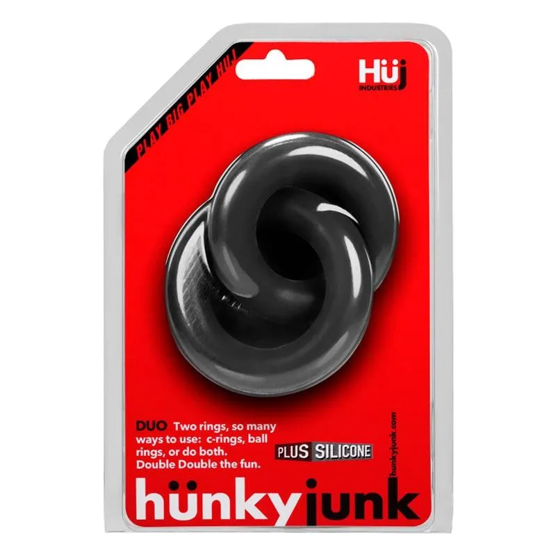 Hunkyjunk DUO Linked Cock/Ball Rings