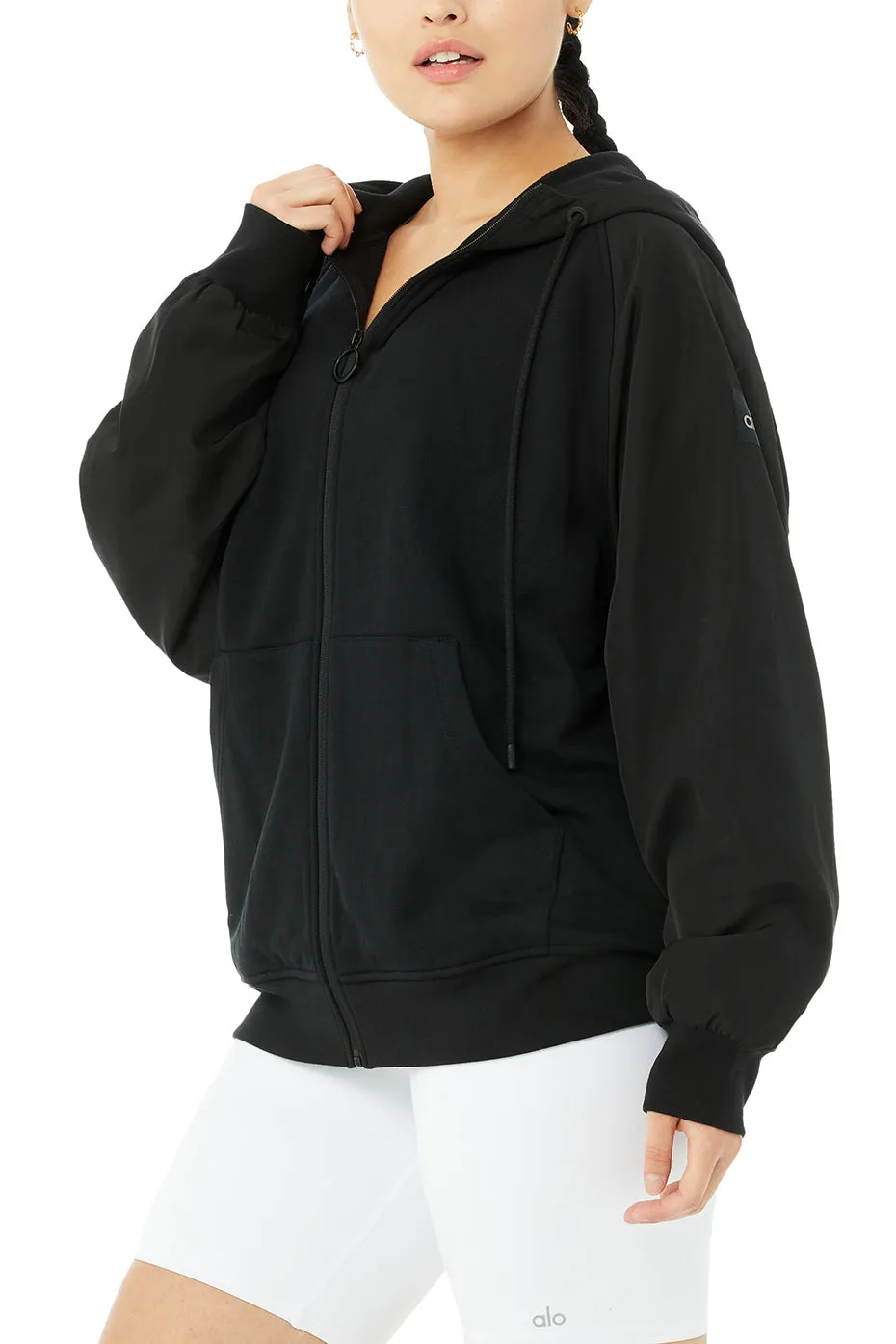 Hype Full Zip Hoodie - Black